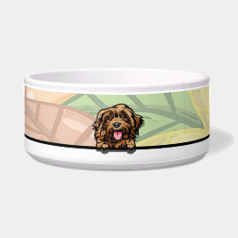 Comedero Lindo Cockapoo Espiando, comida o bebida