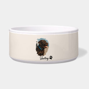 Comedero Lindo perro Labrador de chocolate - Bailey Regal