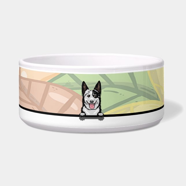 Comedero Lindo perro pastor australiano, comida o bebida (Frente)