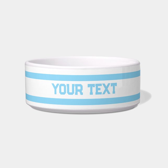 Comedero Líneas azules (Frente)