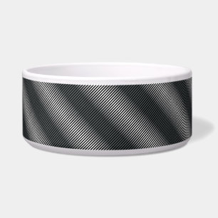 Comedero Líneas de graduación ultrafinas en blanco y negro