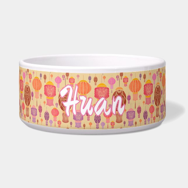 Comedero Linternas chinas coloridas (Frente)