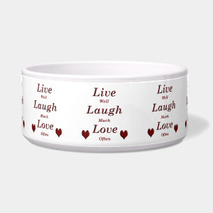 Comedero Live Laugh Love