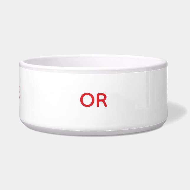 Comedero Llaveero de pulsera rojo y blanco PERMANECE LEAL (Frente)