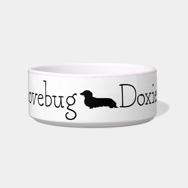 Comedero Logotipo de los Doxies de Lovebug (Frente)