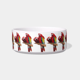 Comedero Loro macauí Macaws pájaros rojos Bird Bowl