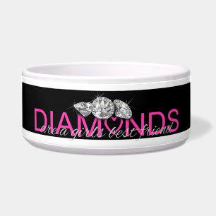 Comedero Los DIAMANTES son un mejor amigo de los chicas