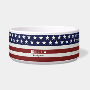 Comedero Los E.E.U.U. bandera americana personalizado
