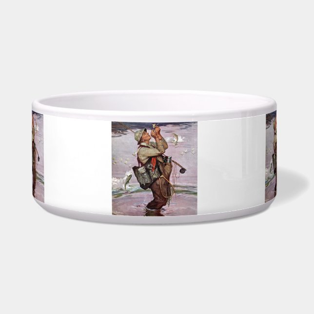 Comedero Los pescados están saltando (Frente)