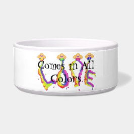 Comedero Love in All Colors Pet Bowl