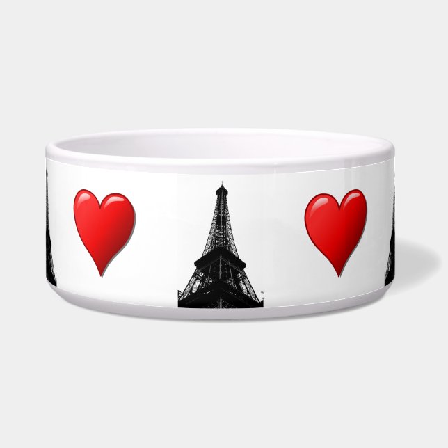 Comedero Love Paris Pet Bowl (Frente)