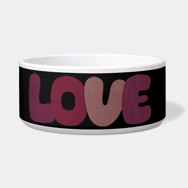 Comedero Love Pet Bowl (Frente)