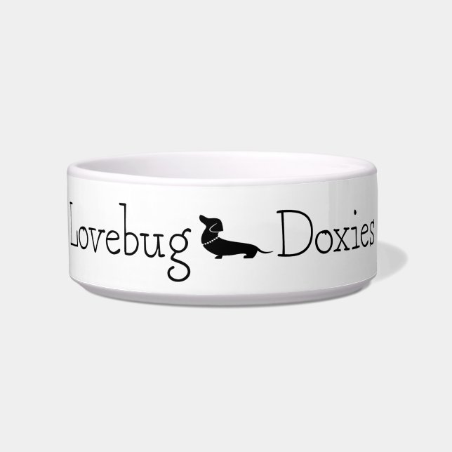 Comedero Lovebug Doxies Logo (Frente)