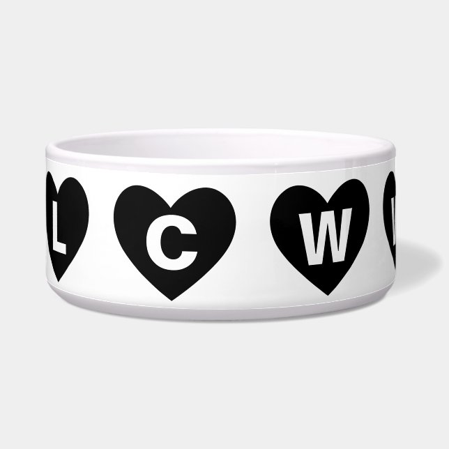 COMEDERO LOVING CATS WORLDWIDE LCWW ETERNITY LOGO PET BOWL (Izquierda)