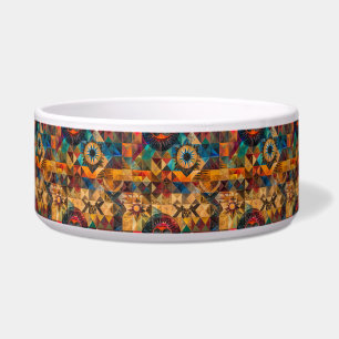 Comedero Lujoso Cyan "Inherited Artistry" Comfy Pet Bowl