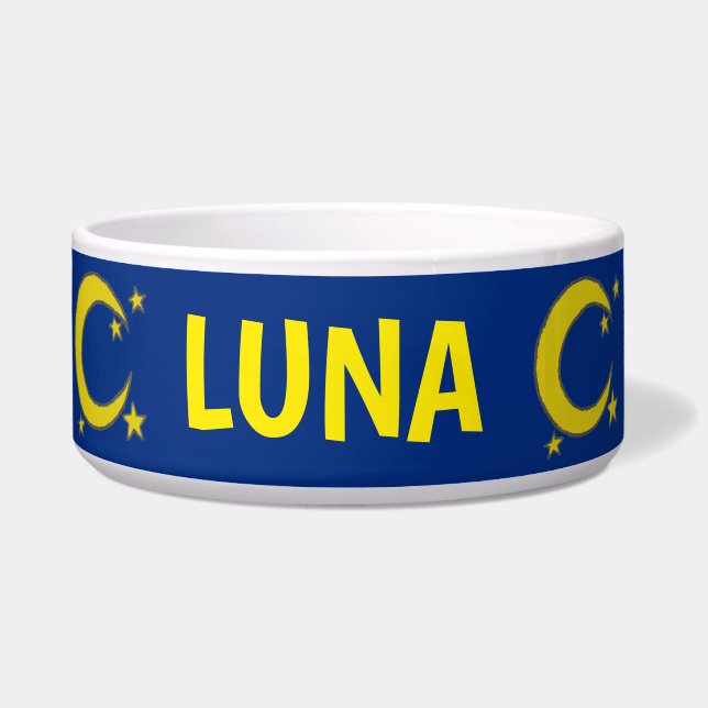Comedero LUNA: el cielo nocturno de las estrellas de la lun (Frente)