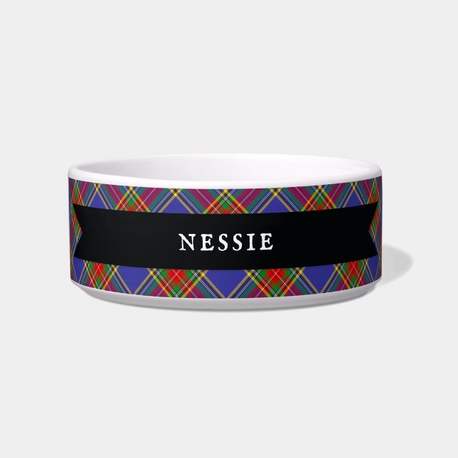 Comedero MacBeth Tartan Plaid Scottish Pattern (Frente)