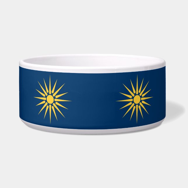 Comedero Macedonia Flag Pet Bowl (Frente)