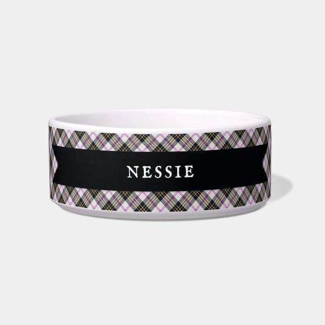 Comedero MacPherson Clan Tartan Plaid Scottish Pattern (Frente)