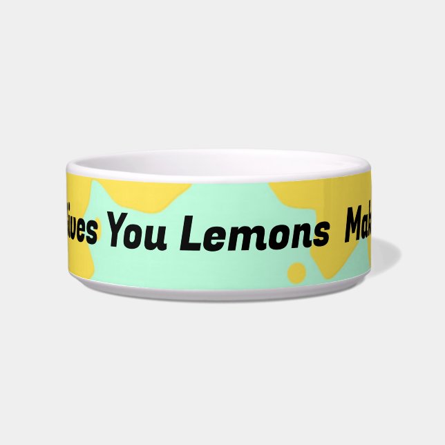 Comedero Make Lemonade Pet Bowl (Frente)