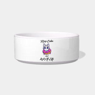 Comedero Mantén La Calle Y Mírame Gracioso Donut Cat