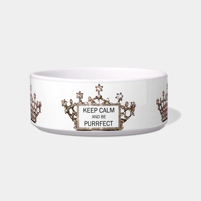 Comedero Mantener la calma y ser "PERFECTO" (Frente)