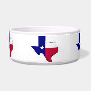 Comedero Mapa de bandera de Texas