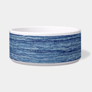 Comedero Marble azul