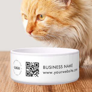 Comedero Marca de código QR del logotipo de negocios de cír