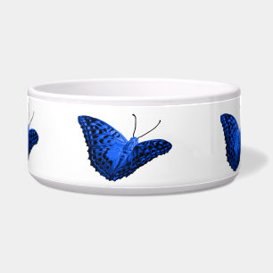 Comedero Mariposa en diseño negro y azul