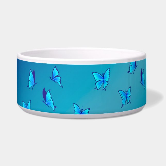 Comedero Mariposas encantadas BlueCeramic Pet Bowl (Frente)