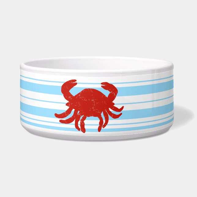 Comedero Maryland Crab Ceramic Pet Bowl (Frente)