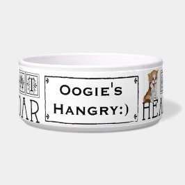 Comedero Mascota CAT Bowl Grande "SOY GATO, escúchame bien"