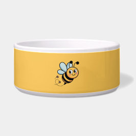 Comedero Mascota de abeja infantil con rastro de puntos
