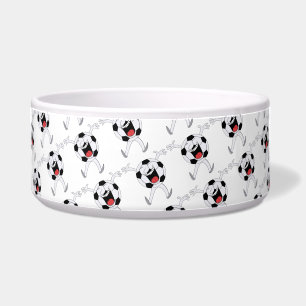 Comedero Mascota de Balón de Fútbol Sonriente