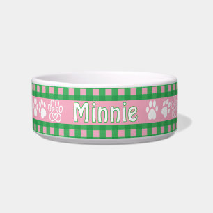 Comedero Mascota de Country Gingham