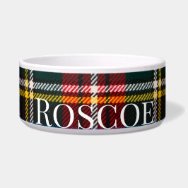 Comedero Mascota de Cuadro Rojo Royal Stewart