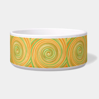 Comedero Mascota de espiral de colores de cítricos divertid