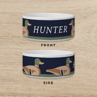 Comedero Mascota de gato de perro de la marina de duck Deco