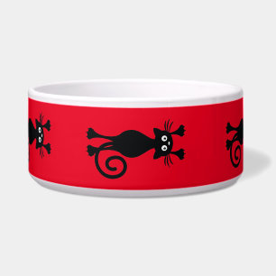 Comedero Mascota de gato negro