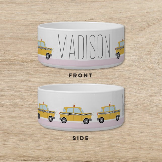 Comedero Mascota de Gatos de Perro Taxi de NYC (Subido por el creador)