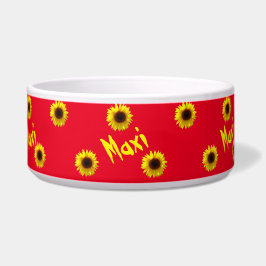 Comedero Mascota de girasoles