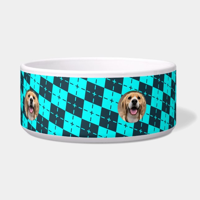 Comedero Mascota de moda Accesorio Monogramado Perro Perro  (Derecha)