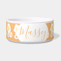 Mascota de nombres de patrón de tres huevos