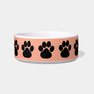 Comedero Mascota de Perro de Peach de Black Paws