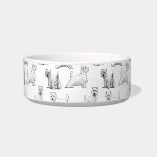 Comedero Mascota de West White Terrier