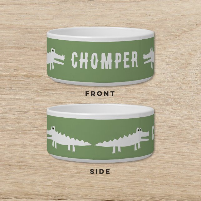 Comedero Mascota del gato del perro verde del ligador blanc (Subido por el creador)