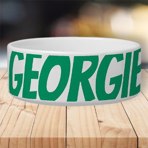 Comedero Mascota del jefe del corcho Perro Guay moderno Sim