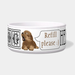 Comedero Mascota DOG Bowl Grande "Soy perro escúchame el r