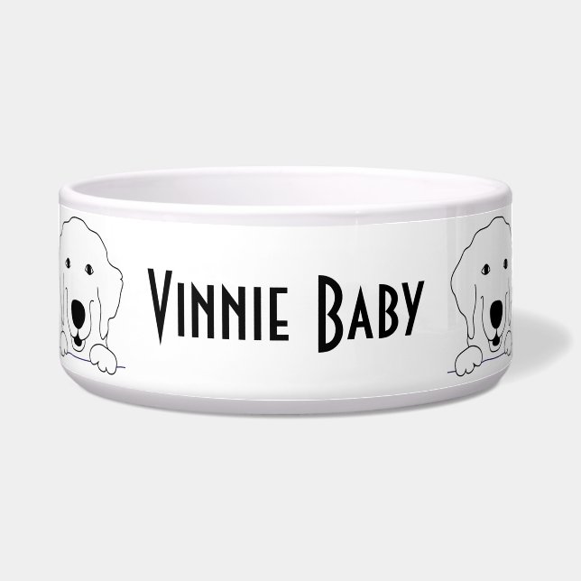 Comedero Mascota DOG "Retriever" Bowl Large (Frente)